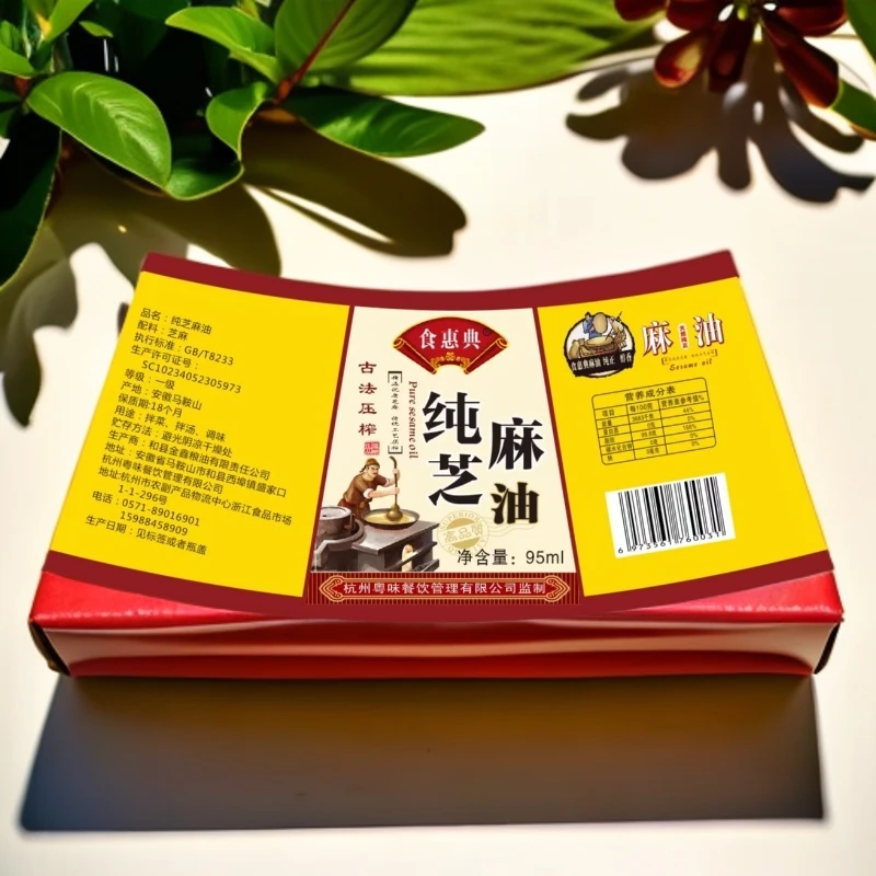 小磨麻油传统工艺纯芝麻油