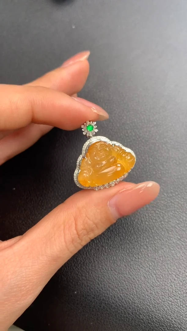 【闪购商品】定制翡翠18K金镶嵌模式推广期24小时鉴赏期