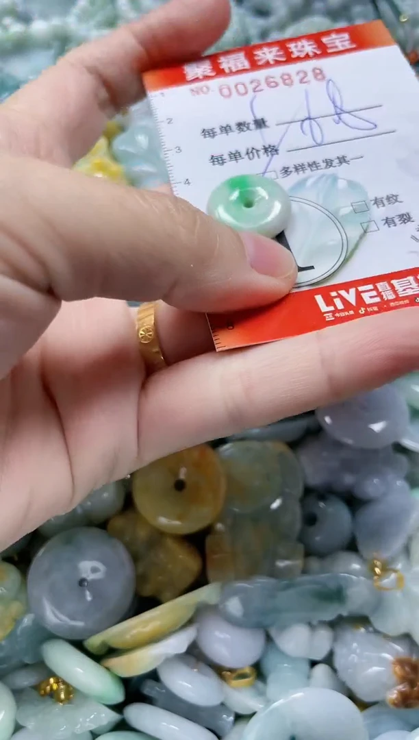 【闪购商品】翡翠颈饰未镶嵌闪购0026828多样性发其一