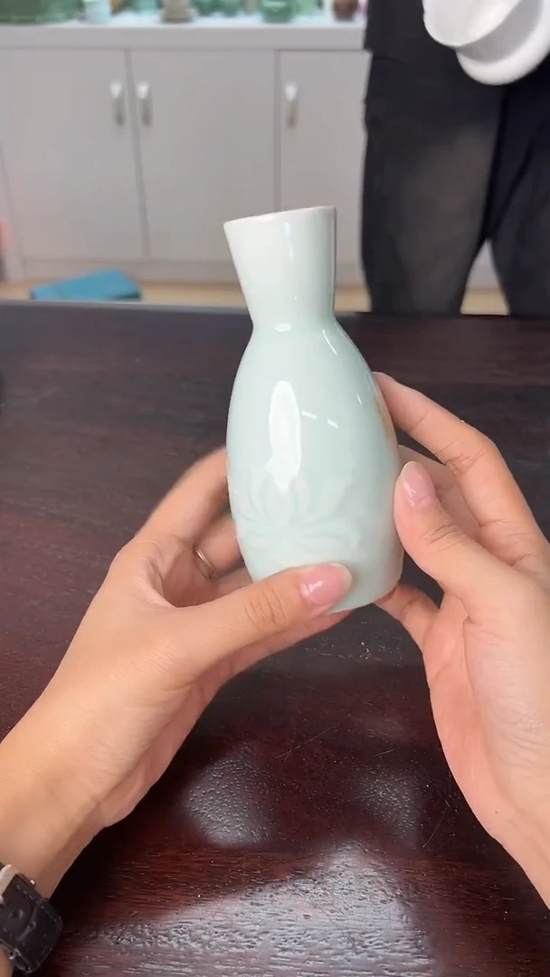 龙泉云间青瓷小米茶器