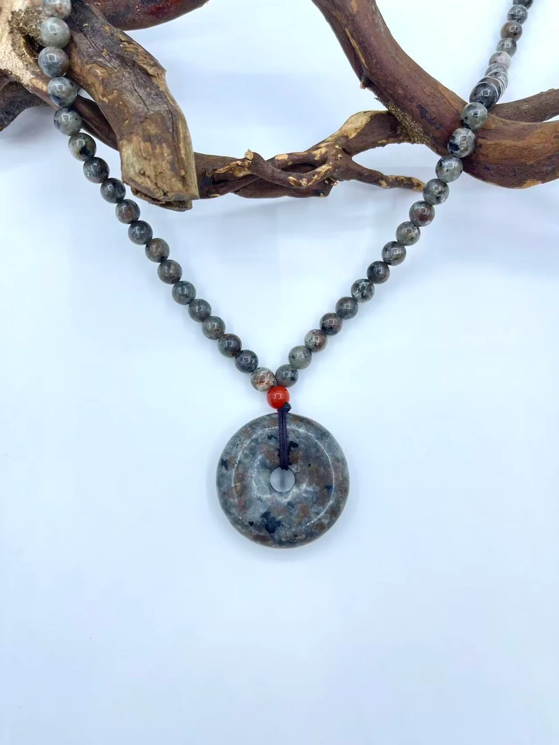 非金属珐琅吊坠 玄珠安扣