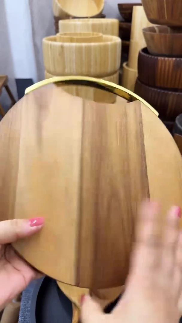 相思木金属把手菜板