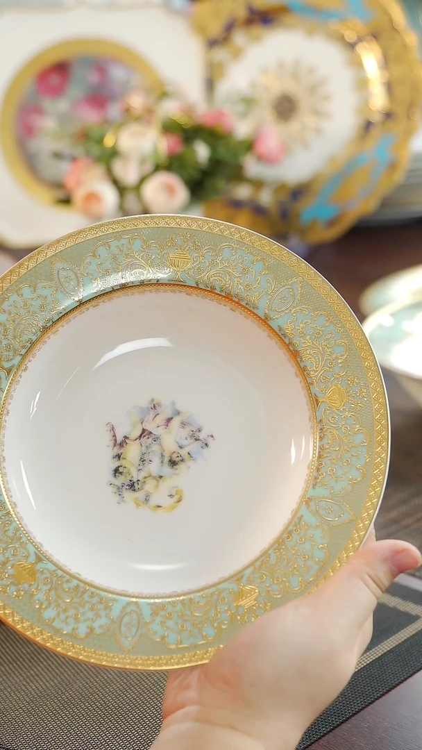 【闪购商品】瓷片8.5英寸草帽盘 福利价