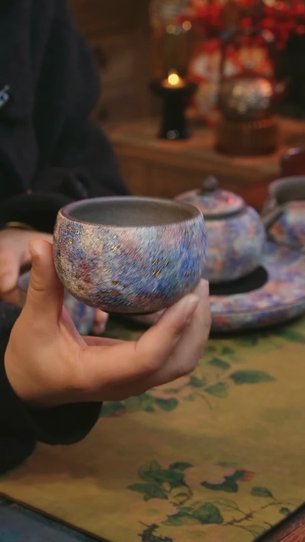 【闪购商品】瓷片上古杯子-------------