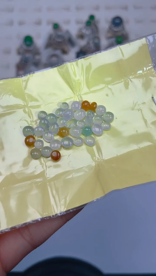 未镶嵌定制翡翠天然翡翠裸石蛋面124