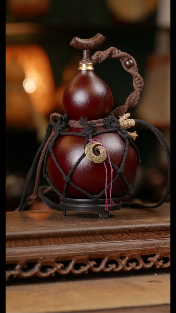 292号精品天然大漆酒葫芦一物一拍~