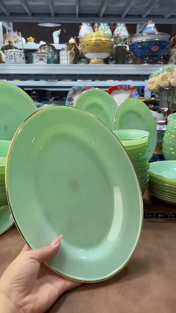 玉瓷12英寸鱼盘1只餐具