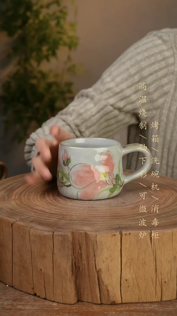 碗瓷景德镇手工手绘高温瓷釉下彩