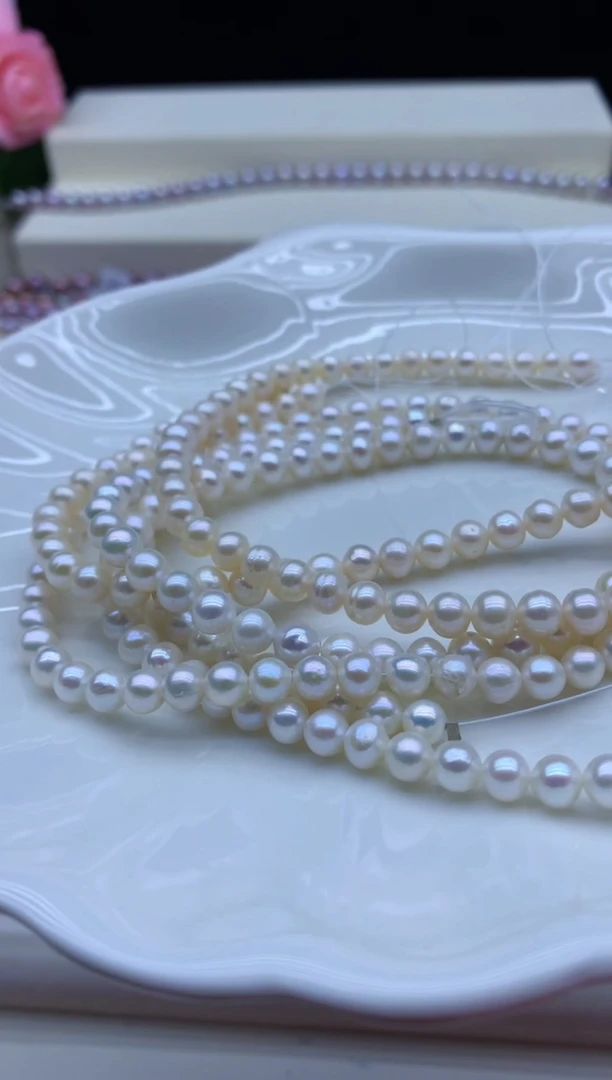 【闪购商品】淡水珍珠颈饰未镶嵌淡水珍珠项链多样性发其一不做