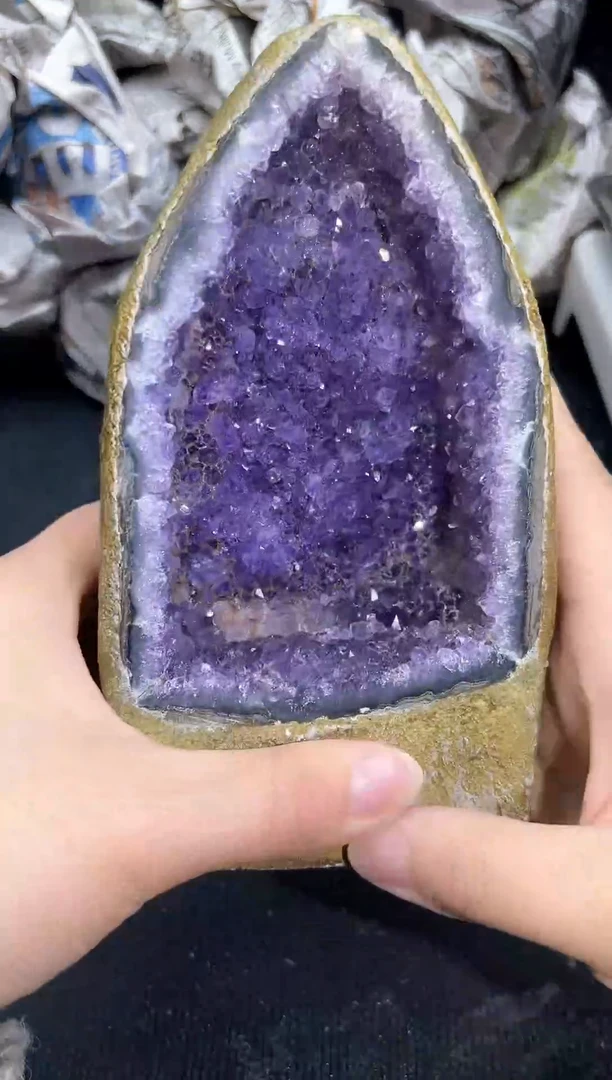 【闪购商品】紫晶1银S925镶嵌72号摆件