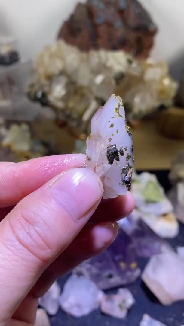 未镶嵌珠宝半成品水晶63号四川超七花园水晶原石