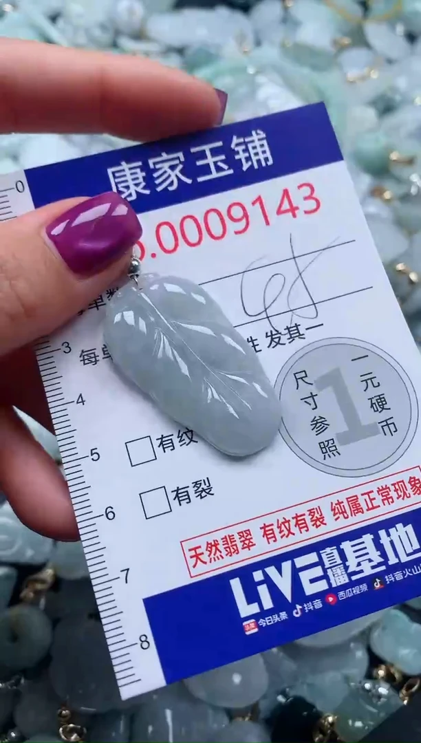 颈饰未镶嵌翡翠9143