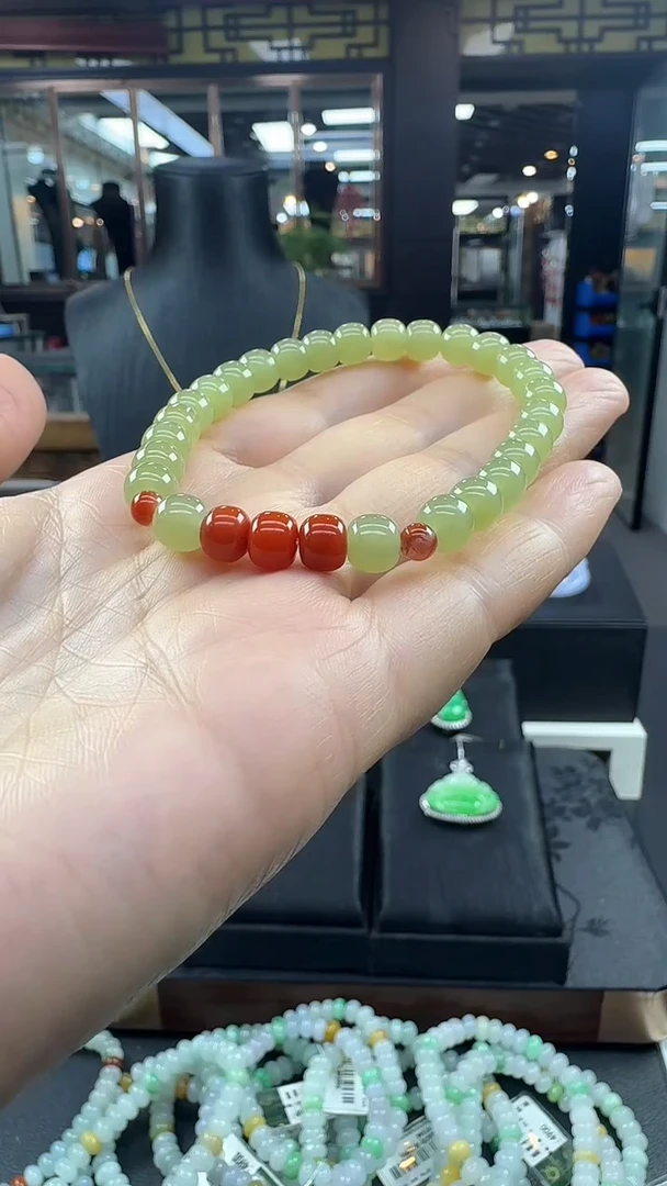 未镶嵌手链和田玉手串