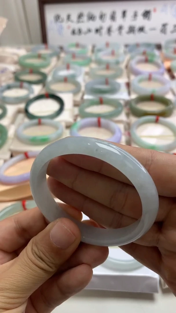 未镶嵌手镯翡翠冰乌鸡贵妃56