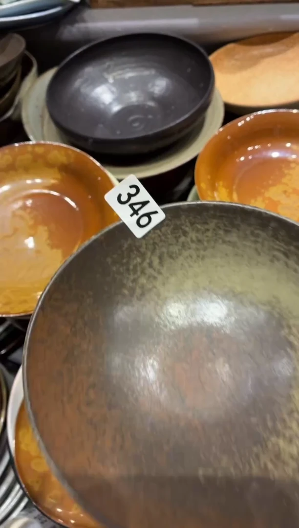 瓷片º**?346青灰手作圆口碗1个