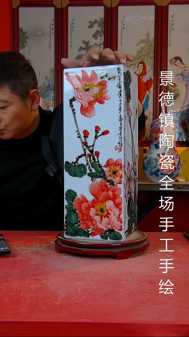 摆件景德镇陶瓷 全场手工手绘