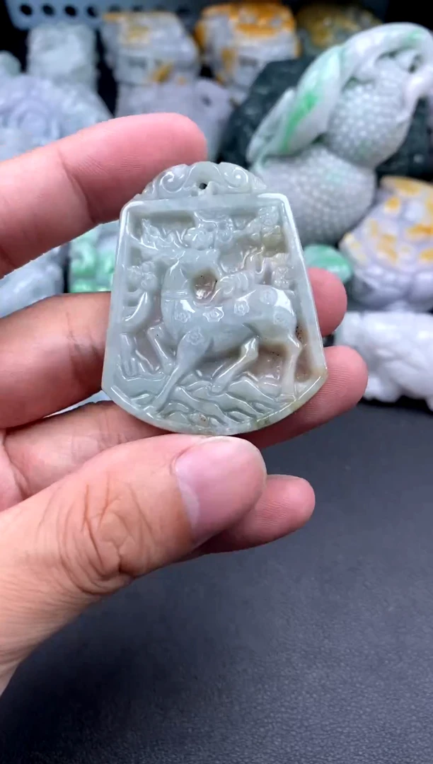 吊坠(不含链)未镶嵌翡翠1