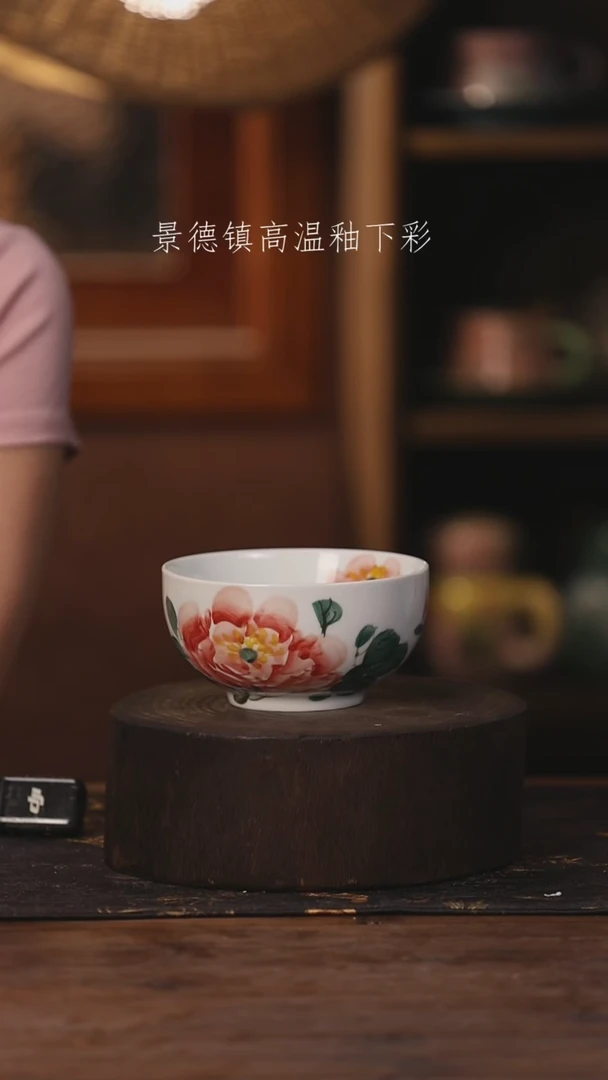 陶瓷景德镇高温釉下手绘陶瓷558
