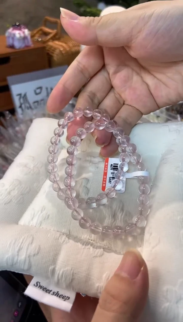 未镶嵌手串水晶孤品捡漏均匀瑕疵介意勿拍