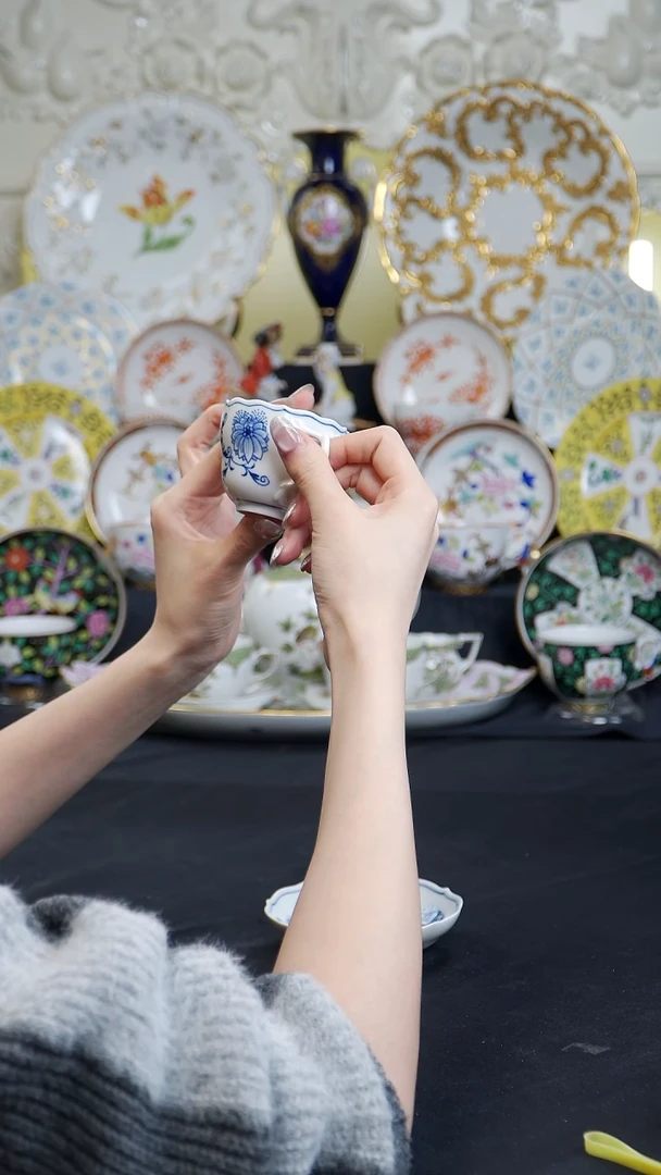 骨瓷婷婷中古器物如图所示78