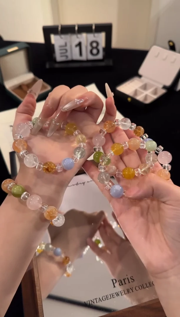 水晶手链合金多宝x2097