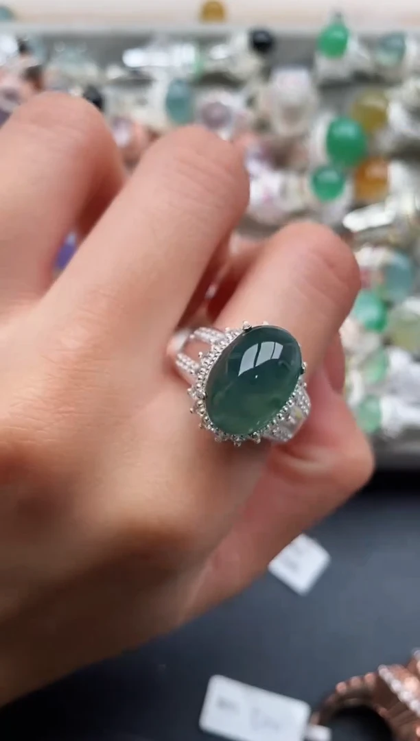 未镶嵌戒指翡翠6666666+7