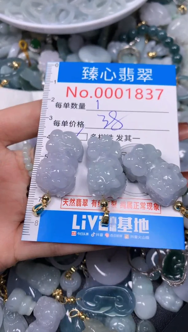 【闪购商品】翡翠颈饰未镶嵌多样性发其一01837