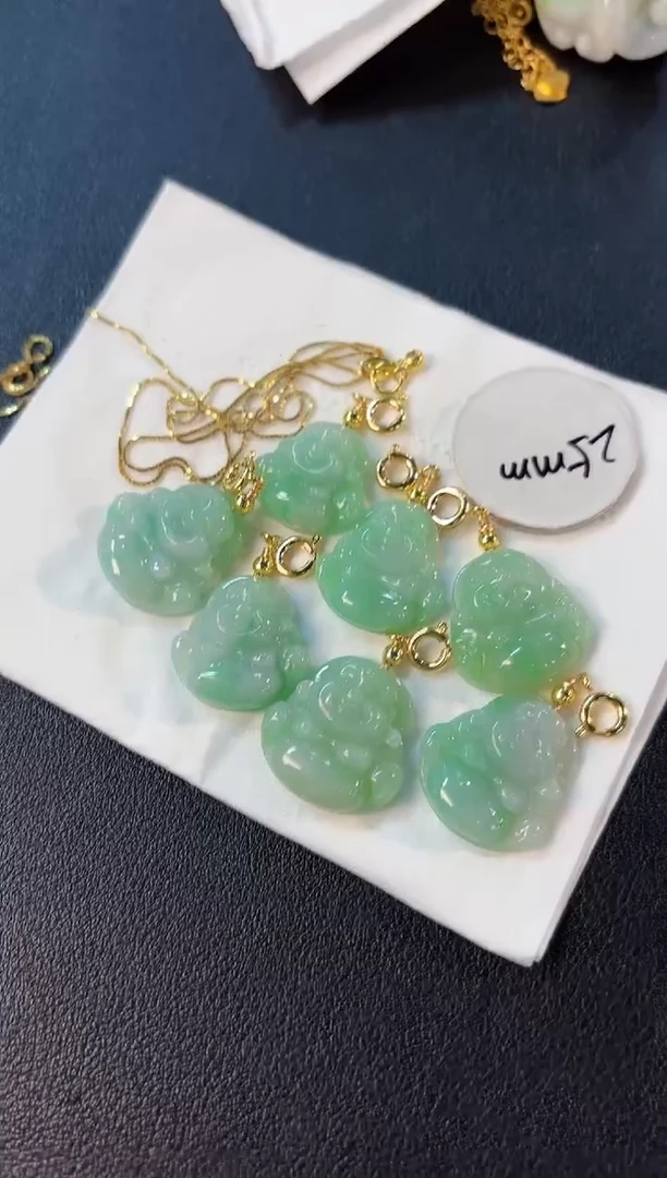 【闪购商品】翡翠颈饰未镶嵌缅料A货/多样性发货/一件 赠链