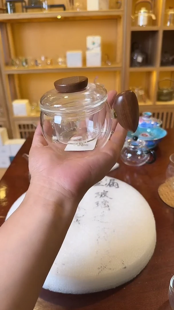 茶杯紫砂豆豆杯透明