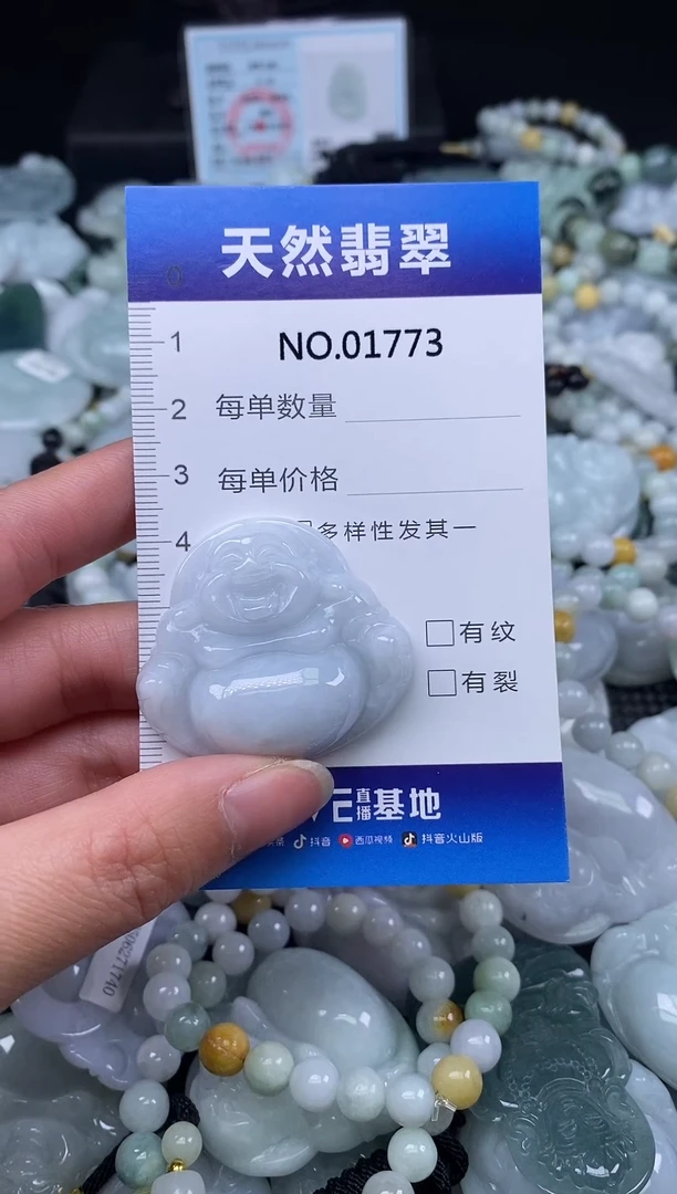颈饰未镶嵌翡翠天然缅甸翡翠1773