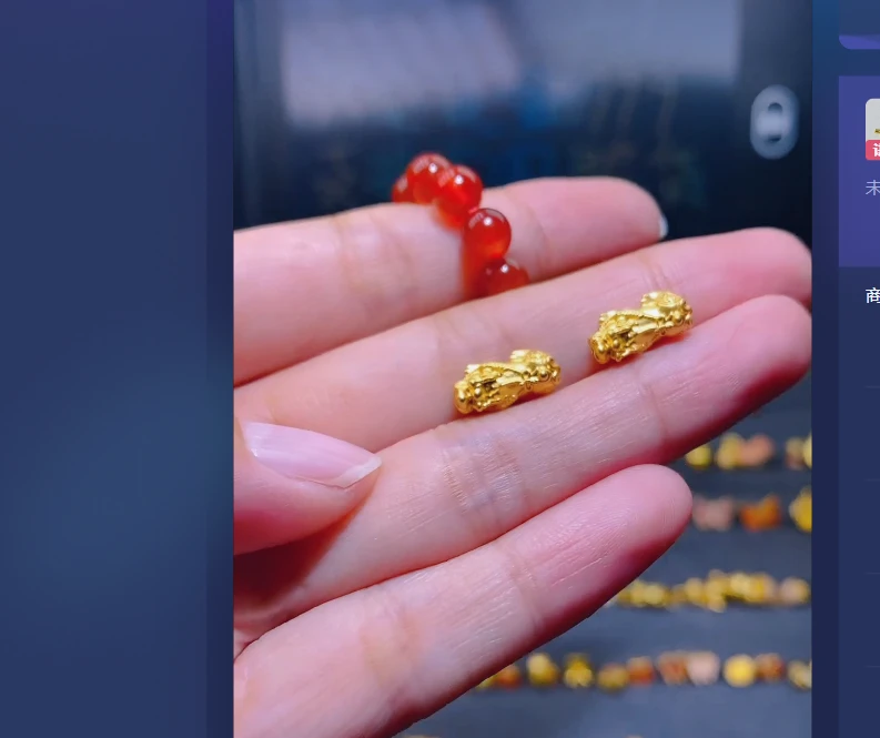 足金999小貔貅*2/多样性发