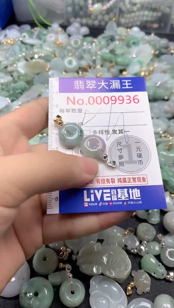 翡翠未镶嵌吊坠(不含链)9936