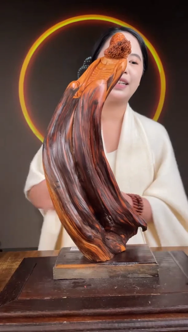 柏木（崖柏）手工摆件,先抢先得!编号:269