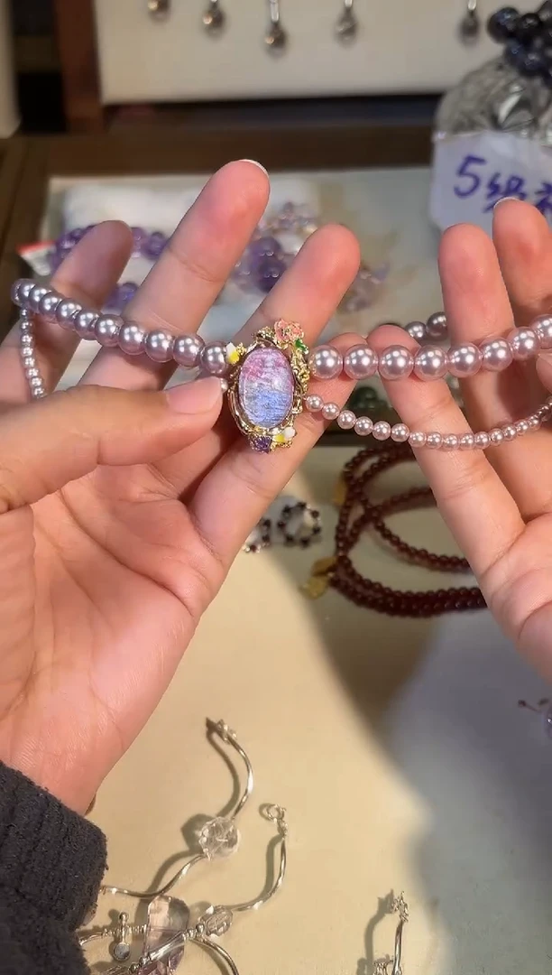 未镶嵌项链拼合珍珠（马贝珠）g685多样性发货一件