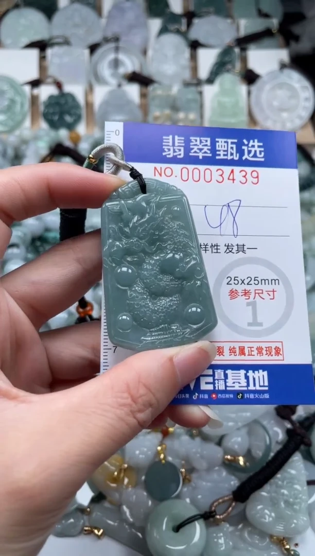 翡翠未镶嵌颈饰00..3439