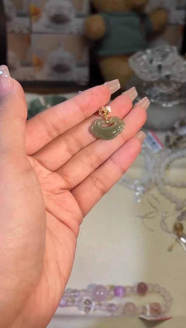 吊坠(不含链)未镶嵌和田玉k245多样性发货一件