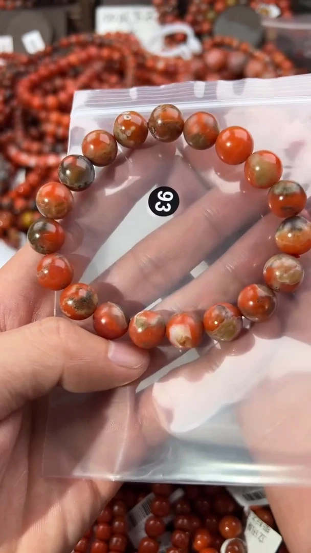 南红玛瑙手串未镶嵌11