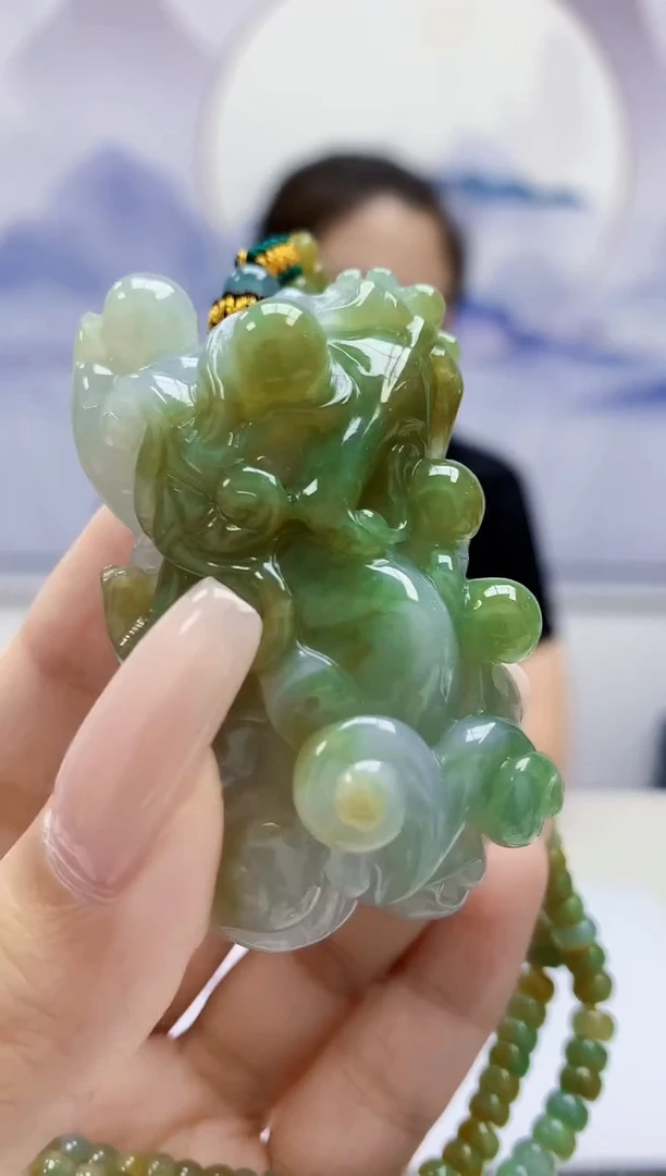 定制翡翠未镶嵌4902xx-毛货挂件130赠珠链