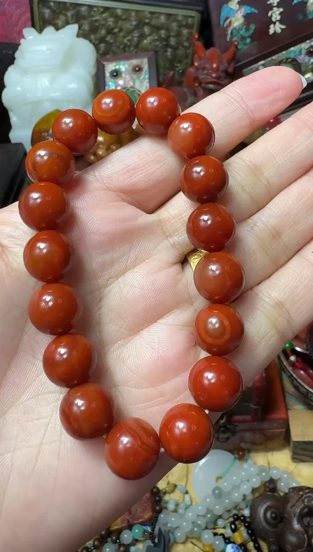 未镶嵌南红玛瑙挂件主播推荐：一物一拍，讲解为准！