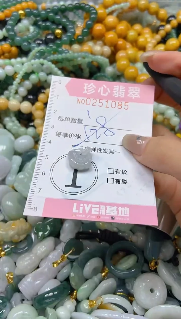 翡翠未镶嵌颈饰闪购0251085多样性发其一