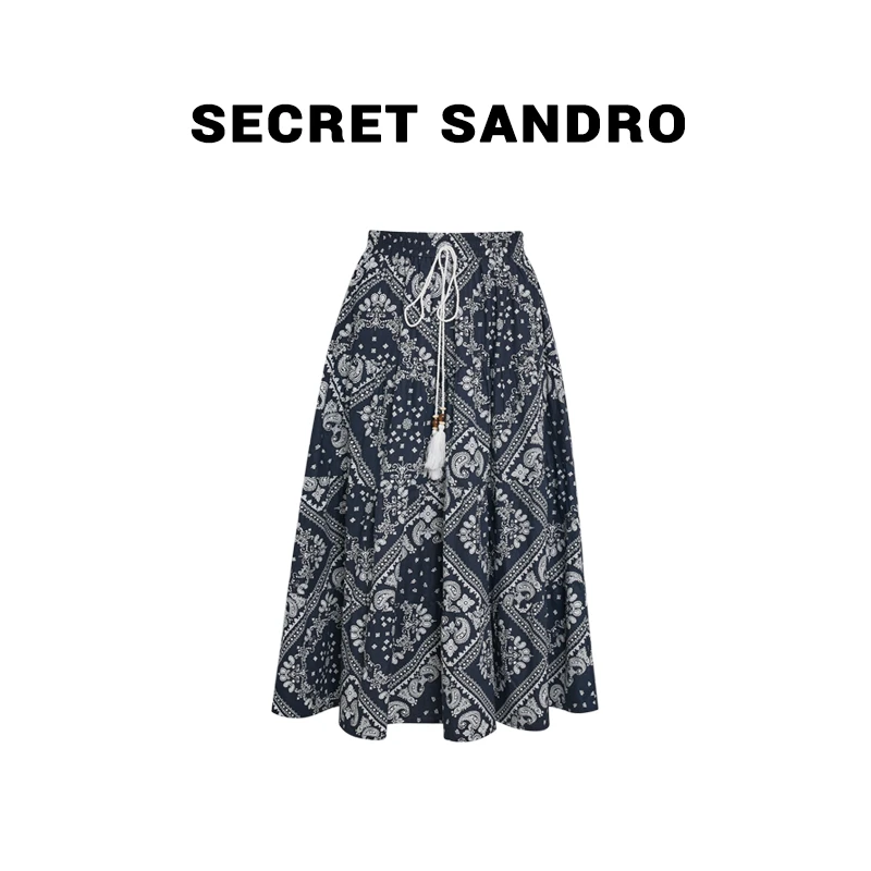 【民族裙】【多娜&Secret Sandro粉丝专享】半身裙 B55221164N