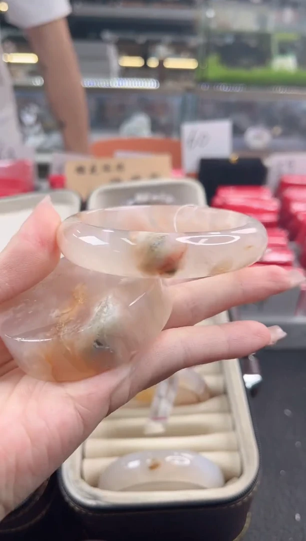 未镶嵌手镯石英质玉60圈口 （赠品镯心）384896
