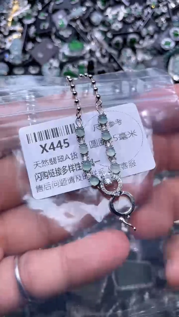 【闪购商品】翡翠颈饰未镶嵌X445项链