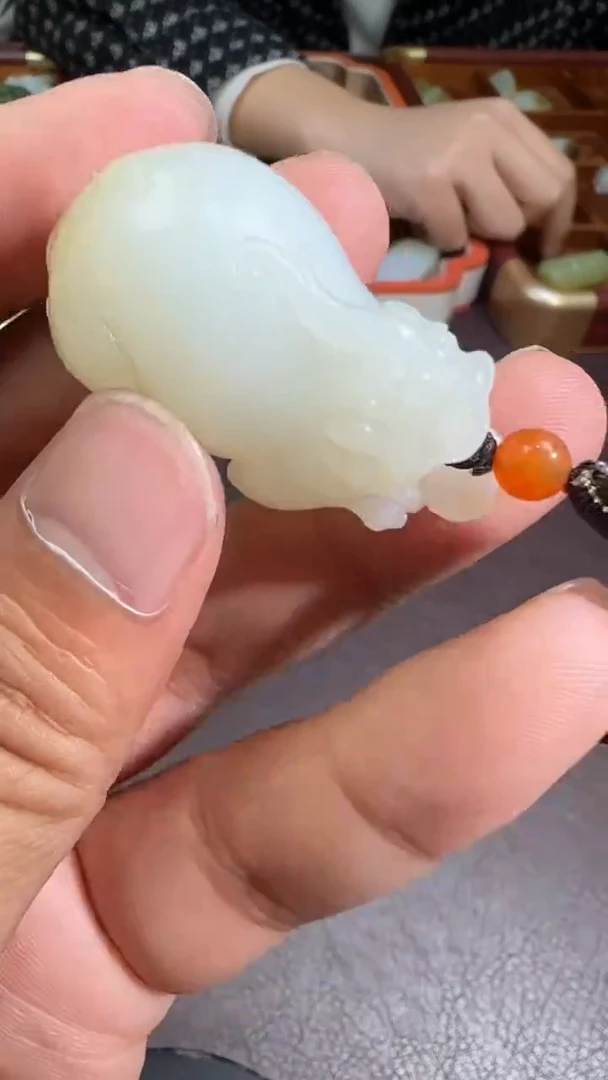 未镶嵌和田玉挂件【陆1202】96 7026多样性发其一