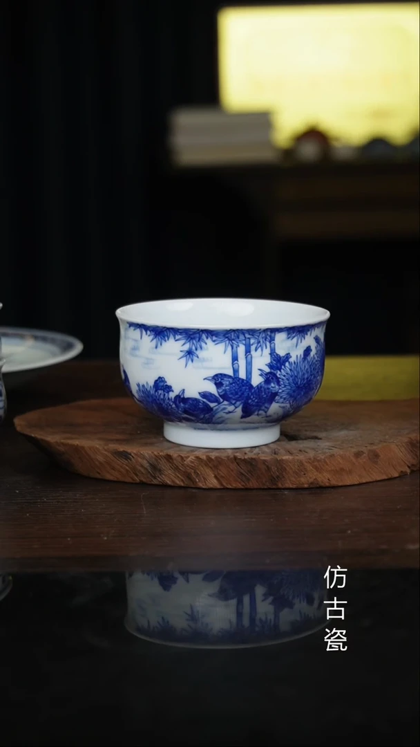 杯景德镇手工手绘陶瓷