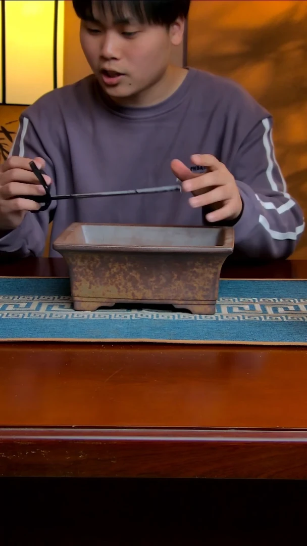 【闪购商品】紫砂花盆22*14*8内径紫砂花盆