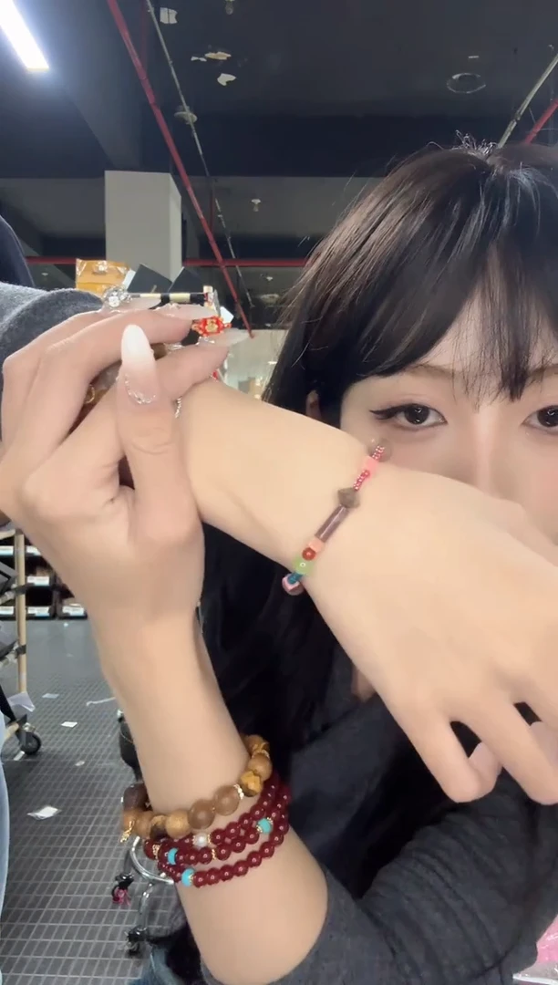 合金合成碳硅石手链1031-17