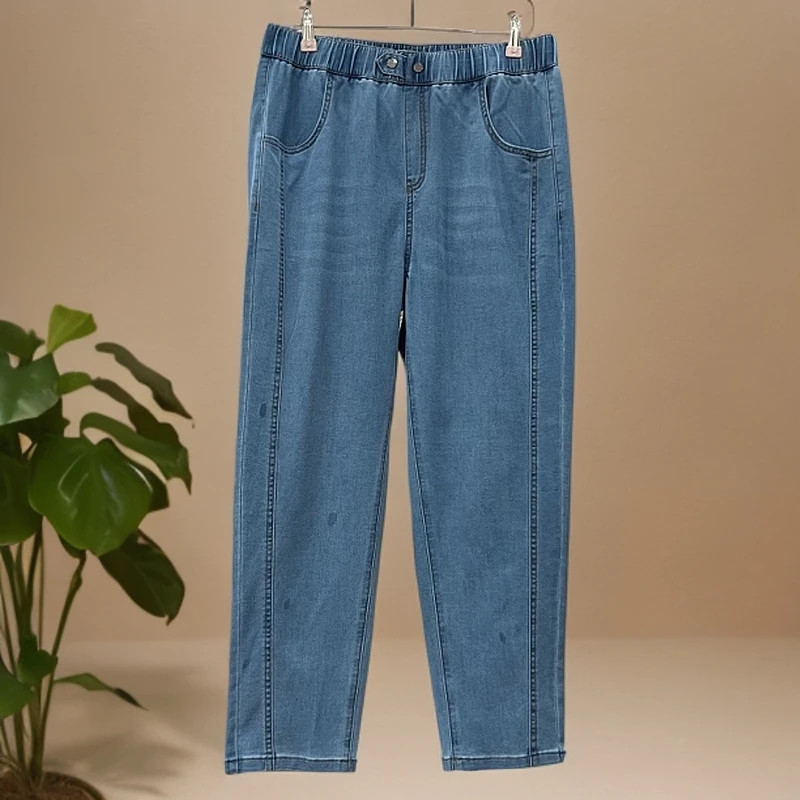 胖人坊大码牛仔裤01374 裤长93