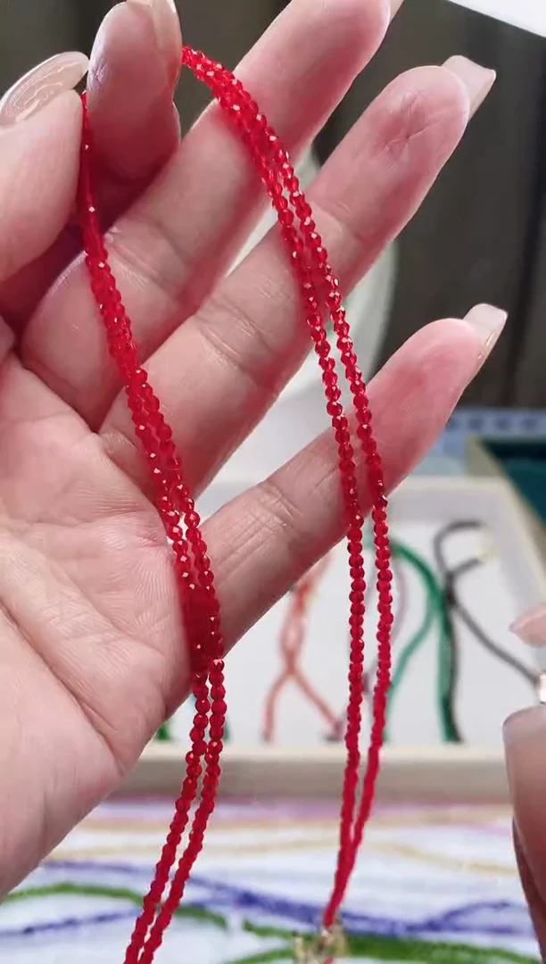 【闪购商品】尖晶石颈饰14K金镶嵌诗颜甄选珠宝SYZB64