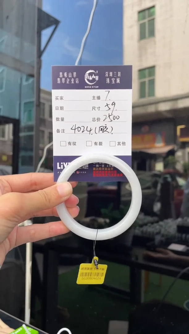 未镶嵌手镯翡翠Q 59正圈 4024